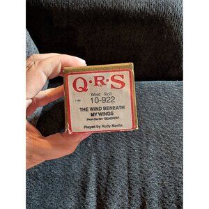 Q.R.S. Word Roll 10-922 The Wind Beneath my Wings Player Piano Roll